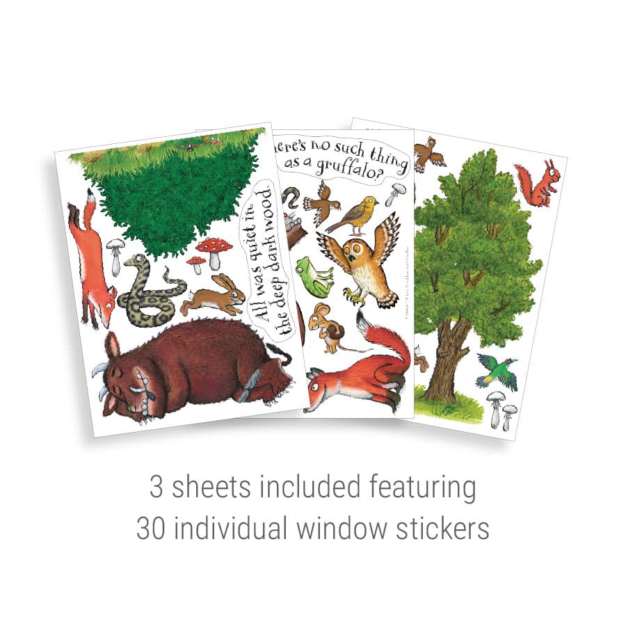 Licensed Stickerscape The Gruffalo Decorative Stickers – A5, 30pc
