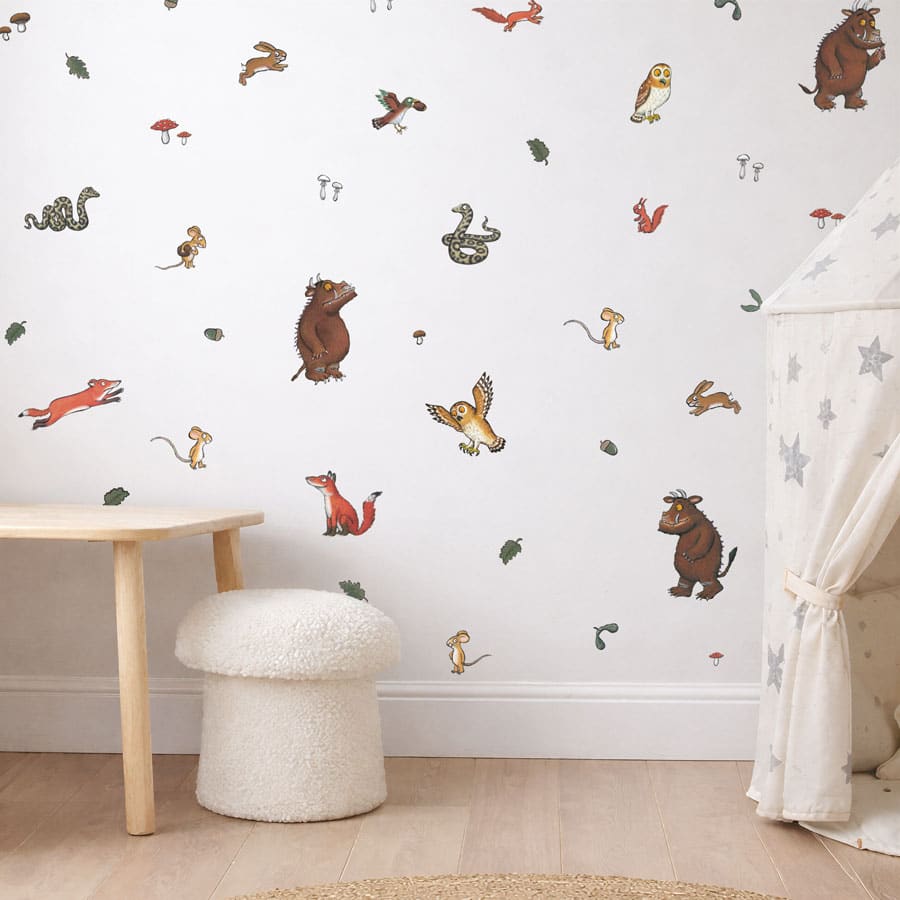 Licensed Stickerscape The Gruffalo Wall Stickers – A4, 45pc