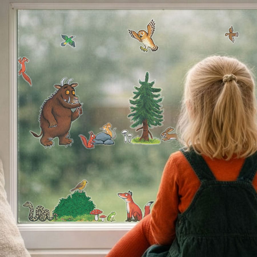 Licensed Stickerscape The Gruffalo Window Stickers – A5, 20pc