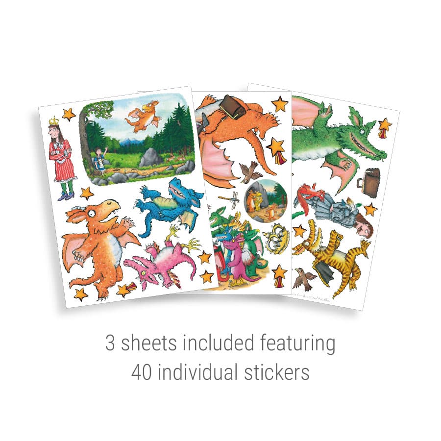 Licensed Stickerscape Zog Decorative Stickers – A5, 40pc