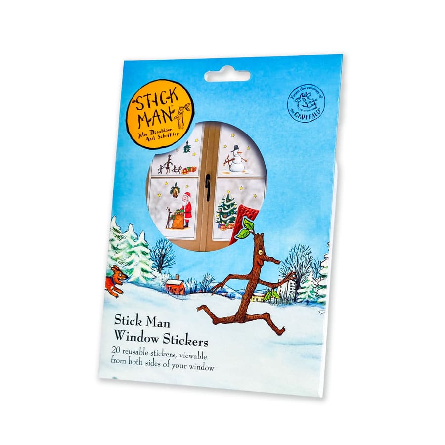 Licensed Stickerscape Stick Man Window Stickers – A5, 20pc