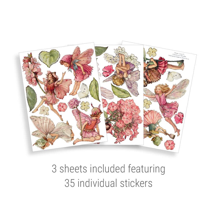 Licensed Stickerscape Flower Fairies Decorative Stickers – A5, 35pc