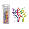 Twisted Spiral Slims Candles Brights Pack of 12