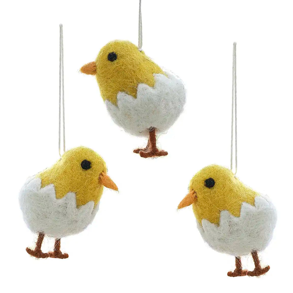 Felt Easter Chick Tree Decorations by Ginger Ray