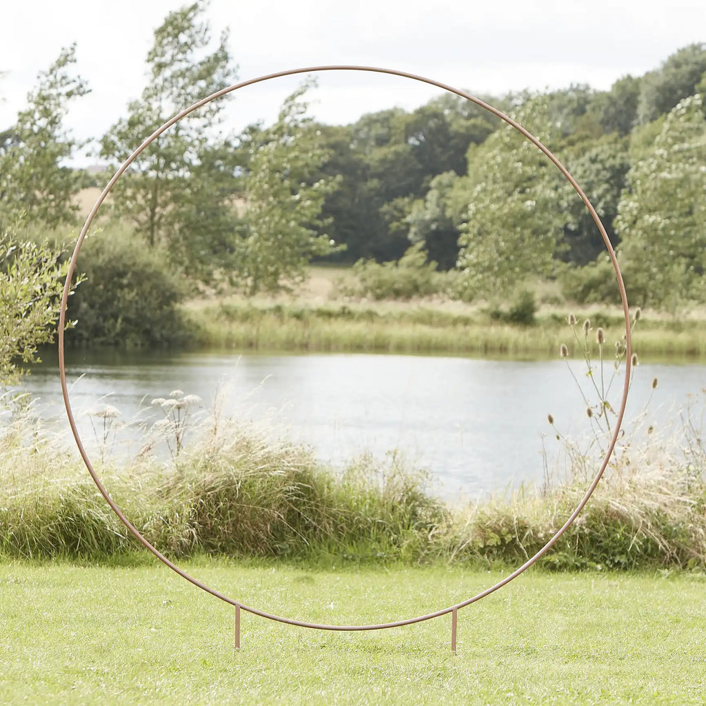 Copper Hoop Frame by Ginger Ray
