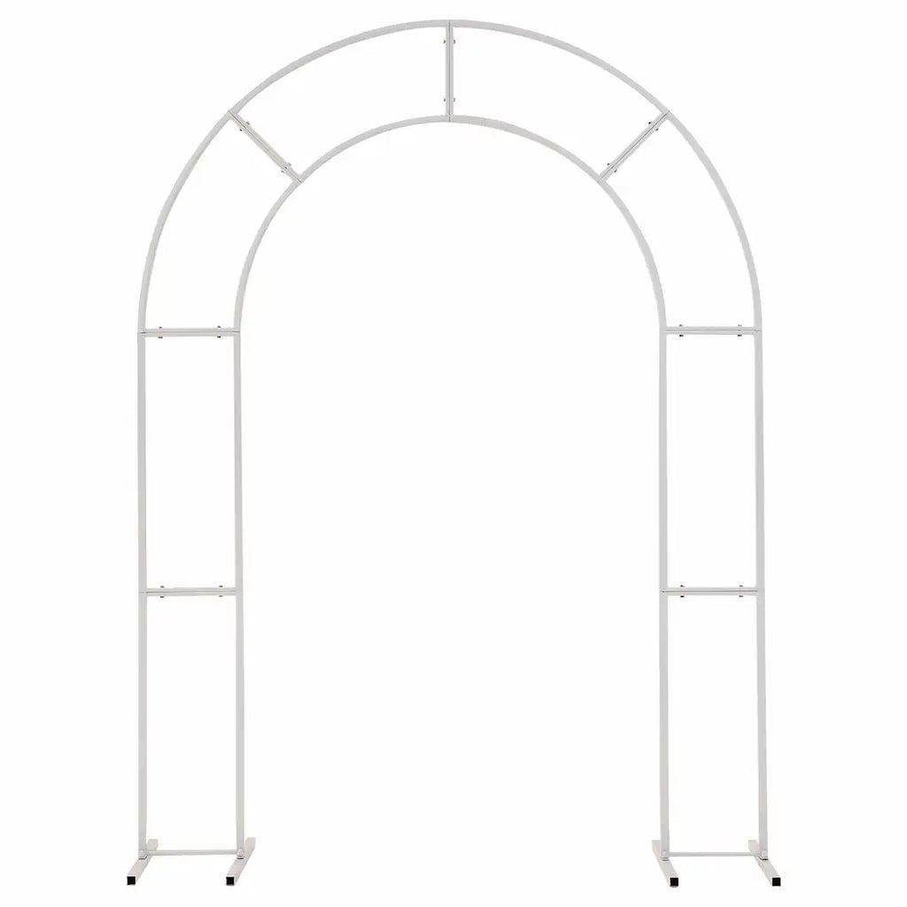 White Metal Frame Arch by Ginger Ray