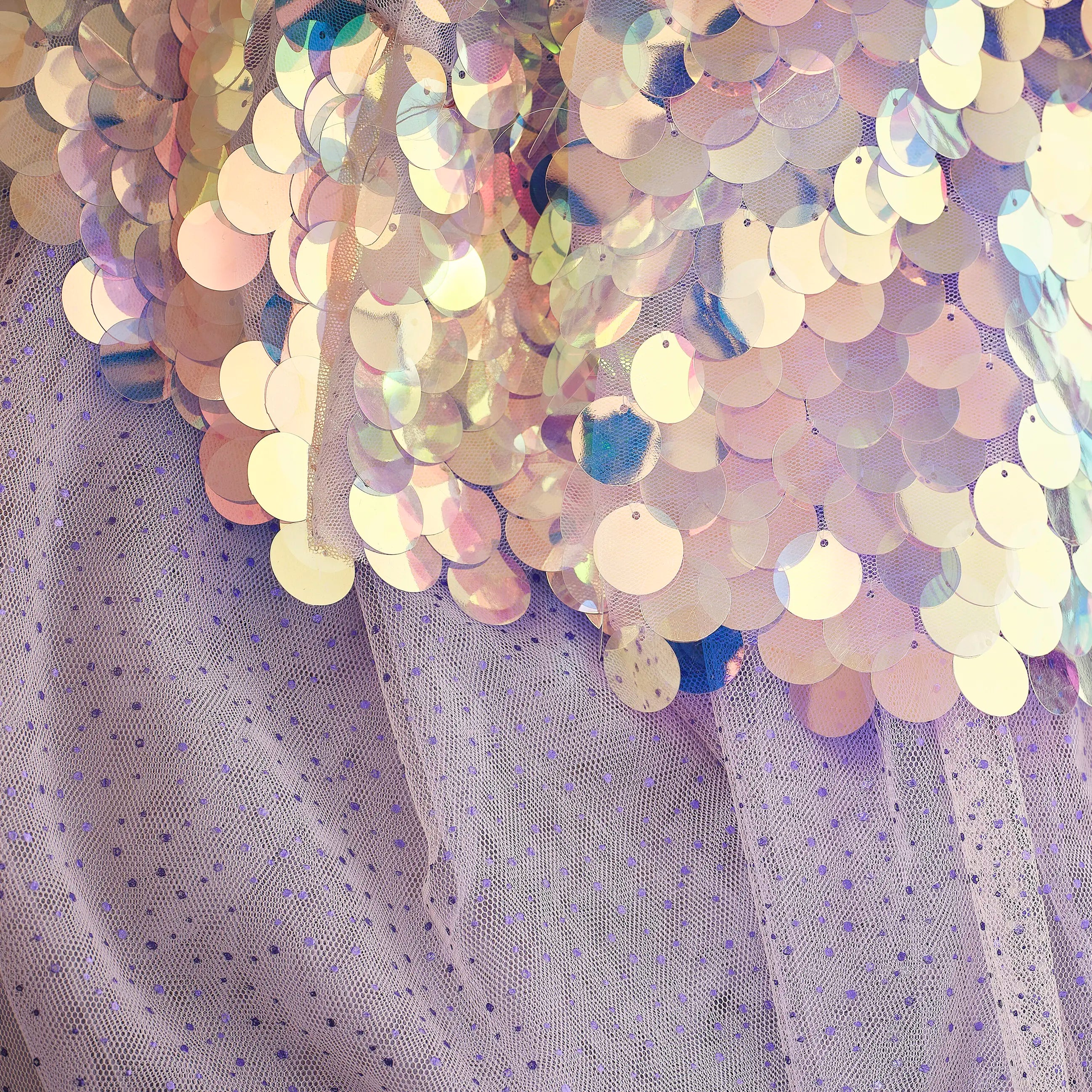 Purple Sequin Mermaid Costume Cape by Ginger Ray