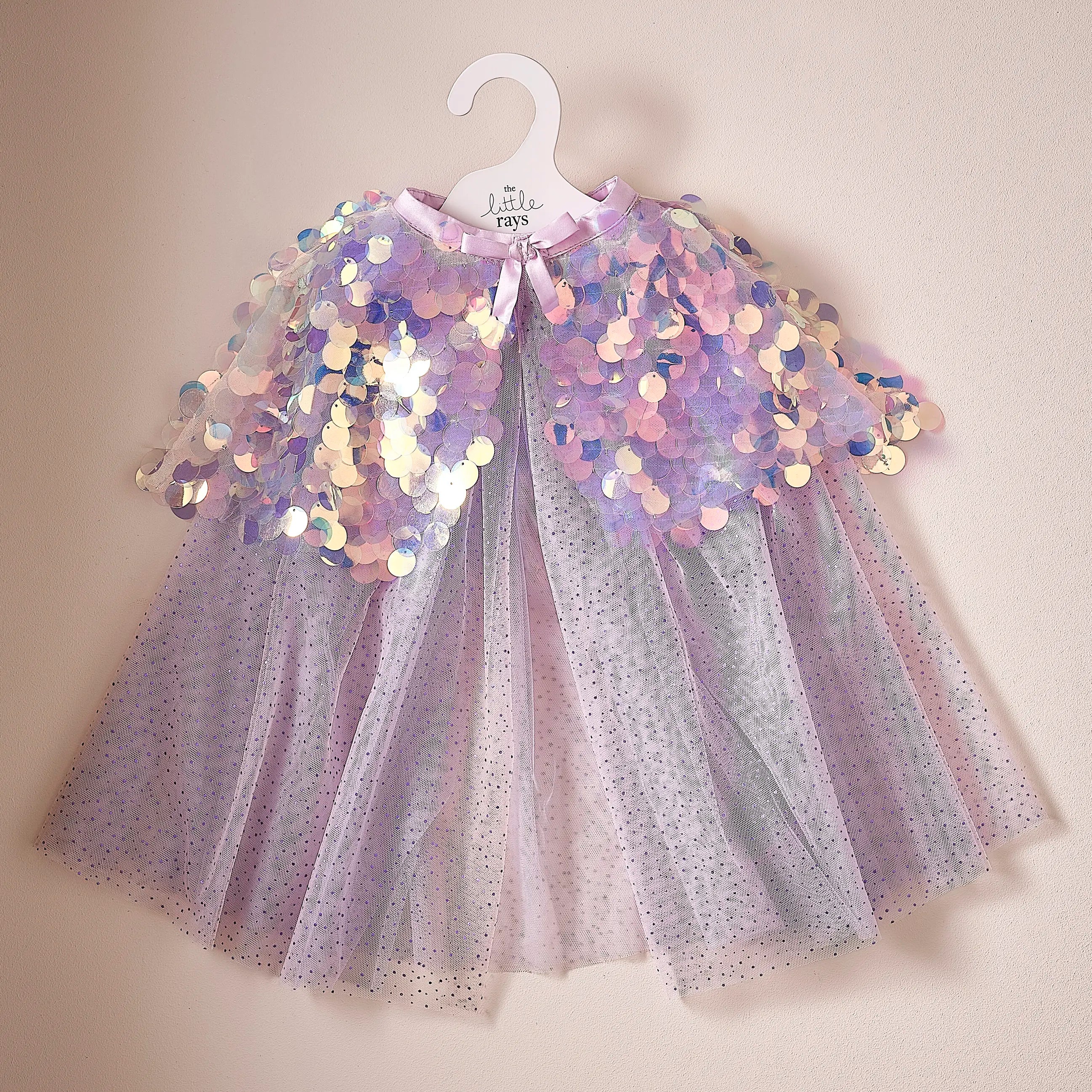 Purple Sequin Mermaid Costume Cape by Ginger Ray