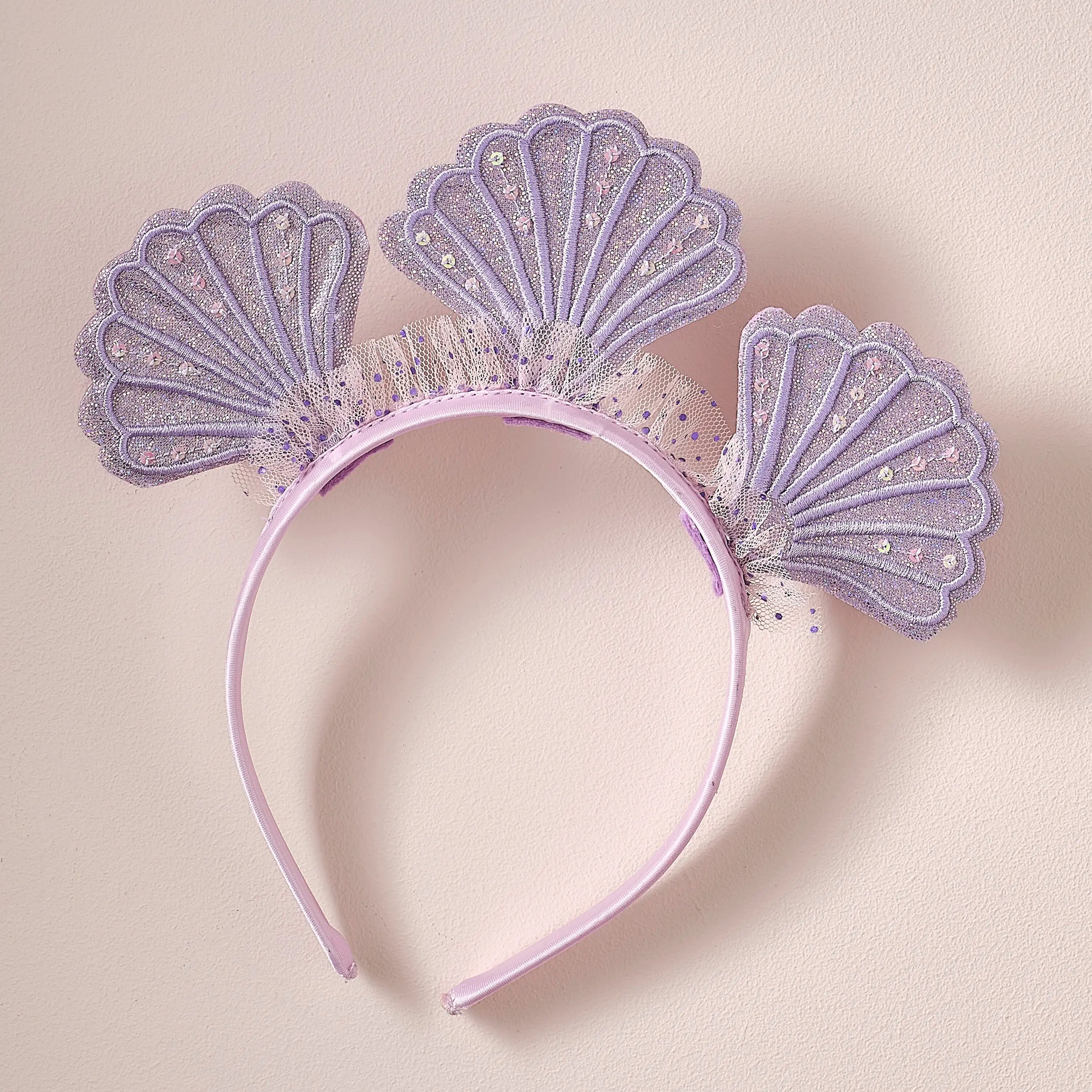 Purple Sequin Mermaid Headband by Ginger Ray