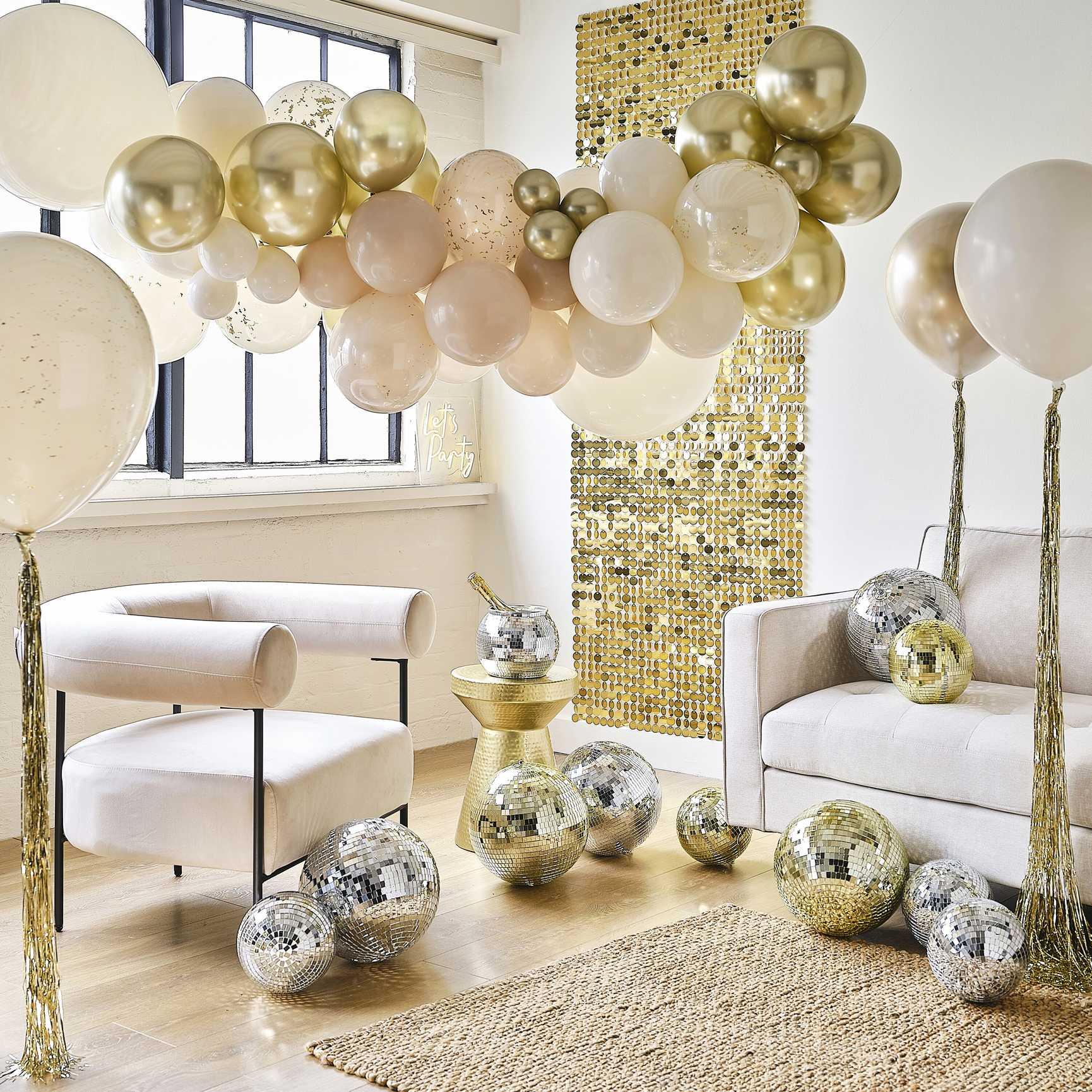 Shimmer Wall Gold Backdrop Panels by Ginger Ray