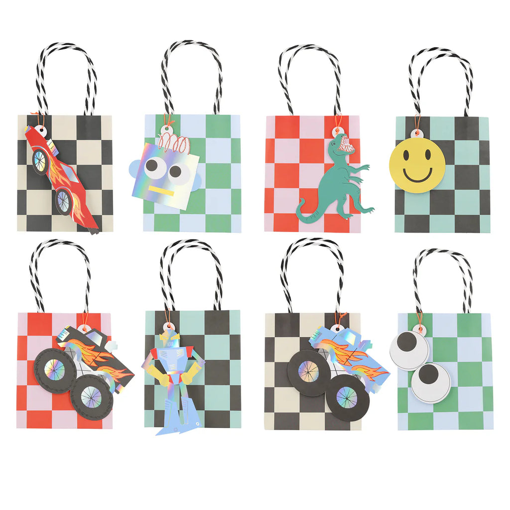Meri Meri Toybox Icon Party Bags (Pack of 8 in 8 designs)