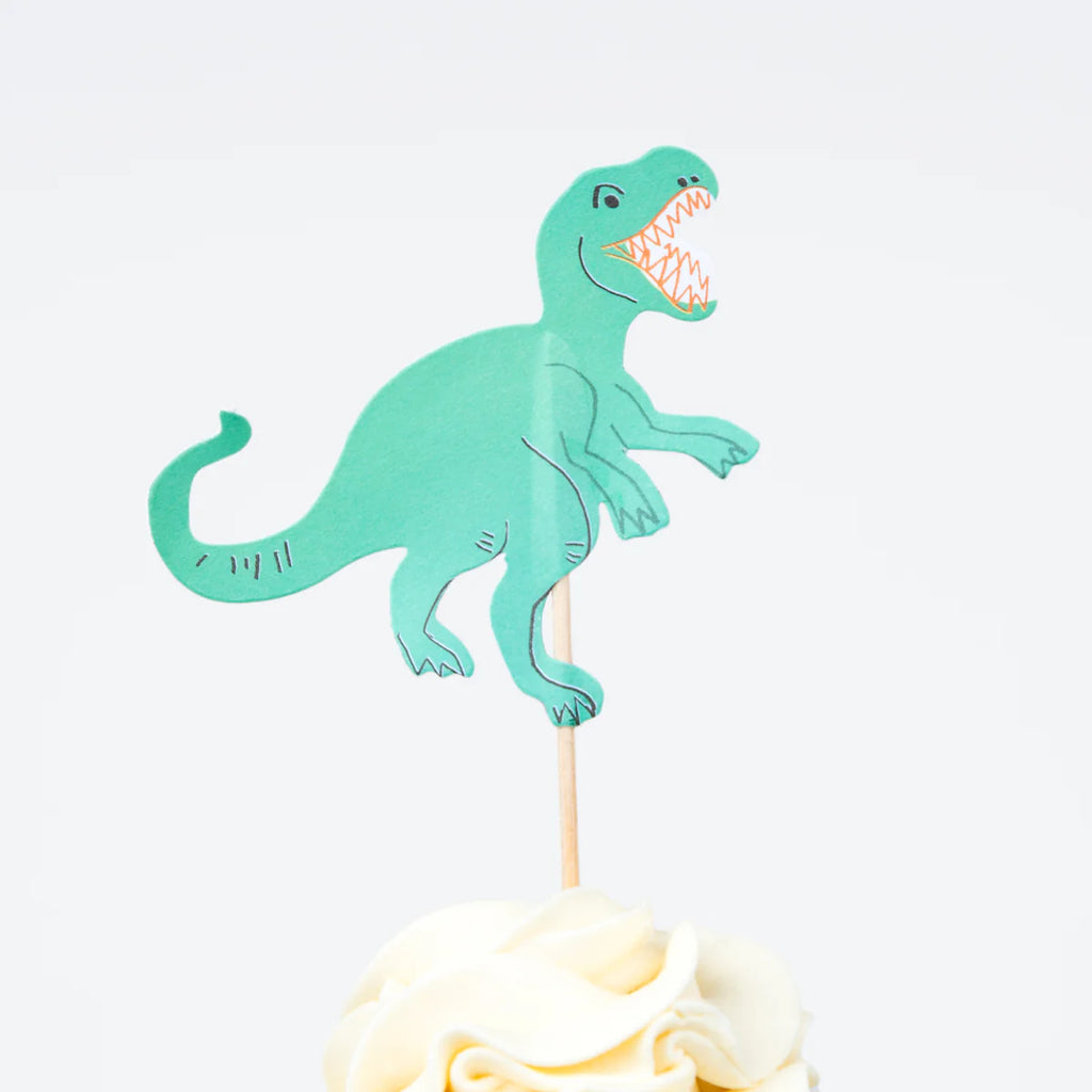 Meri Meri Monster Truck Cup Cake Kit (Pack of 24 toppers in 5 designs)