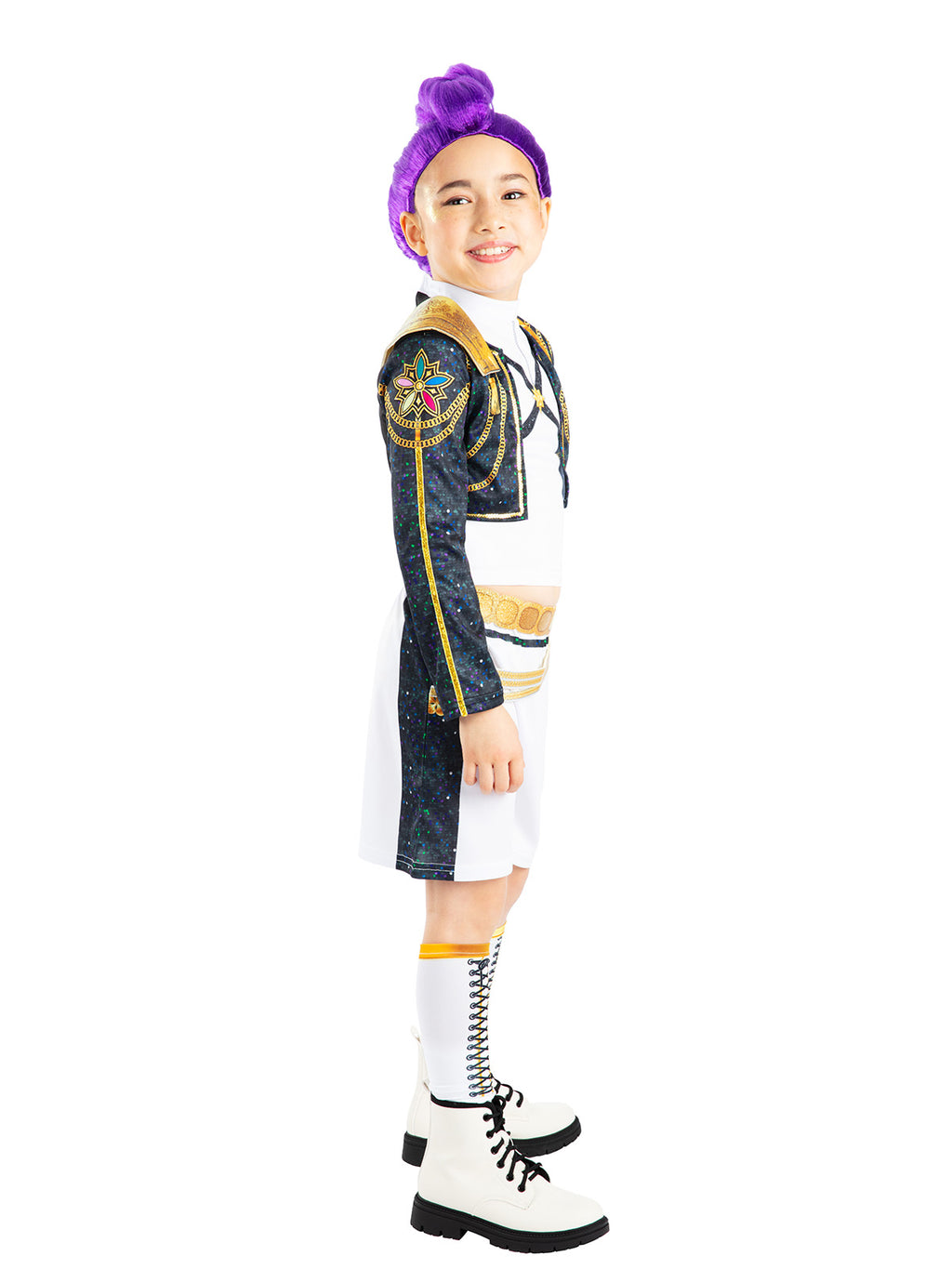 Rumi Golden Costume Deluxe | Official K-Pop Demon Hunters Rumi Gold Deluxe Costume - Child
