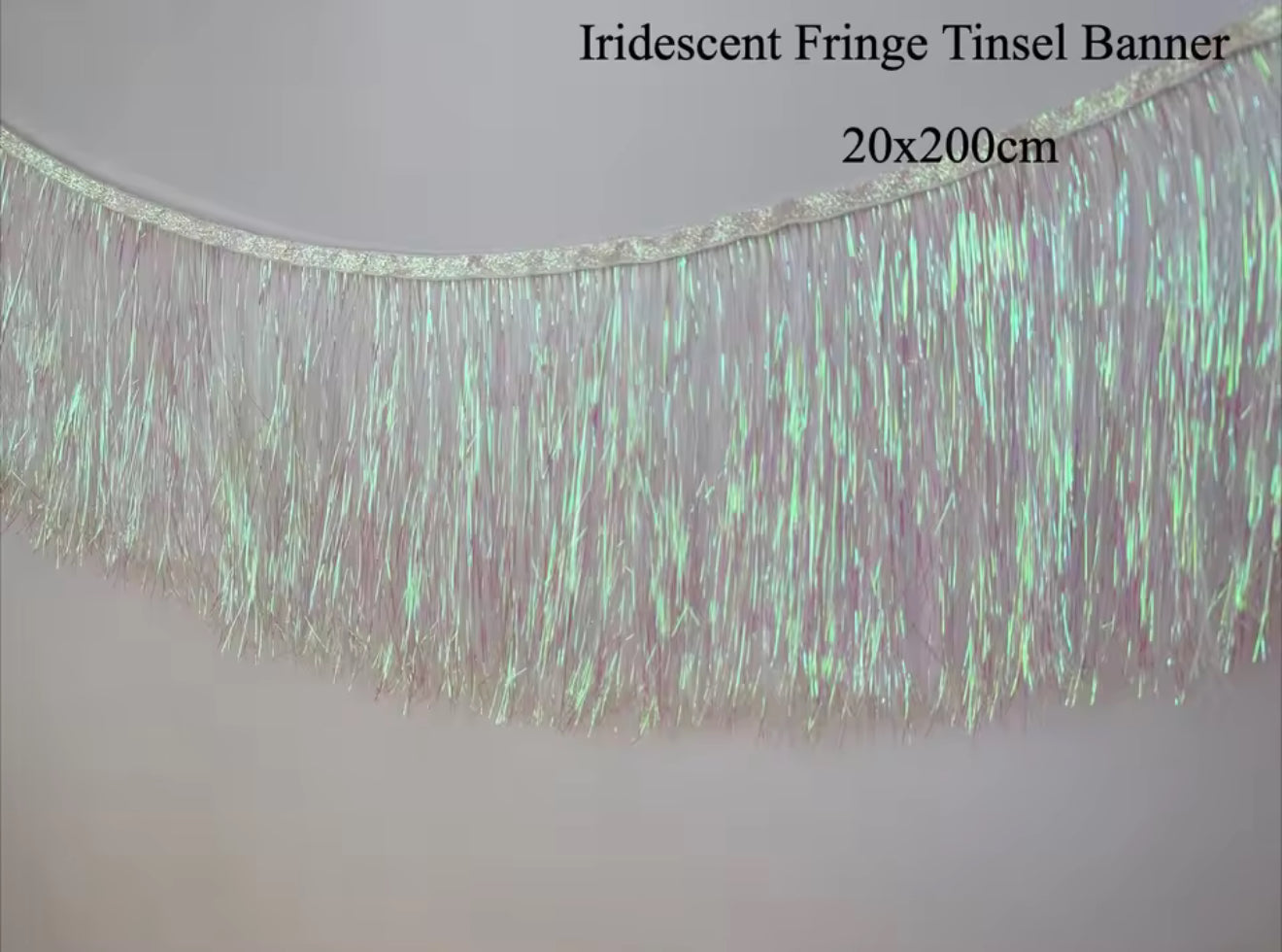 Tinsel Fringe Garland 2m