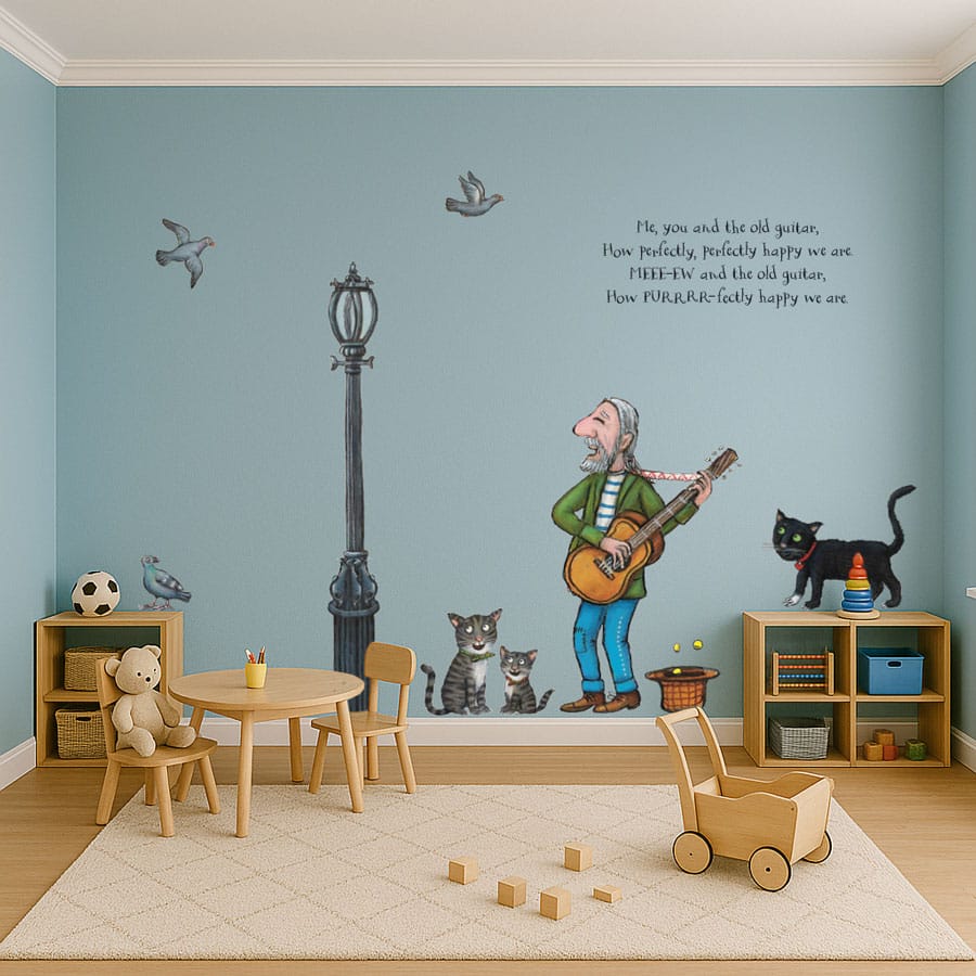 Tabby McTat wall stickers lifestyle